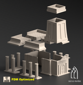 Invictaria Turris 3D-printed model